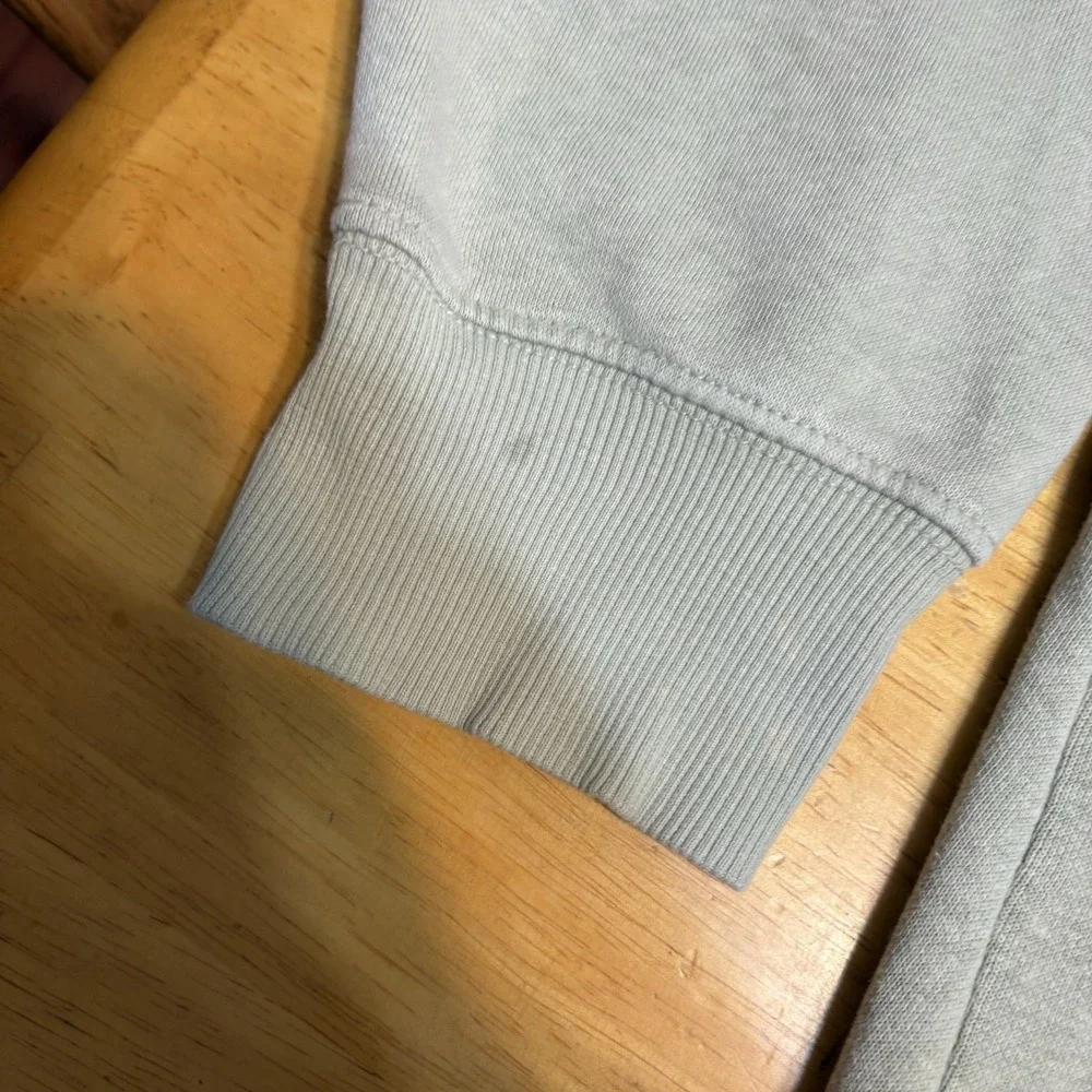 The North Face Hoodie Mens Size L Half Dome Pullover‎ Sweater Light Sage Green
